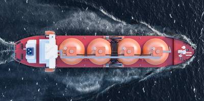 An LNG Tanker Illustration - Credit: alexlmx/AdobeStock