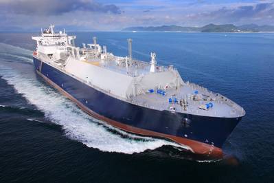 An SHI-built LNG carrier. Photo courtesy Samsung Heavy Industries