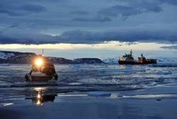 Antarctic Rescue Operation:Photo credit Royal Navy