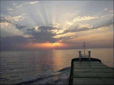 Arklow Vessel in Bay of Biscay: Photo courtesy of Arklow Shipping