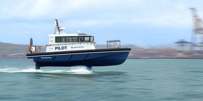 Artemis Technologies has entered an agreement with Noatum Maritime to purchase an electric Artemis EF-12 Pilot boat to operate in the United Arab Emirates. Credit: Artemis Technologies