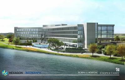 Artist impression newe Integraph HQ: Image credit Intergraph