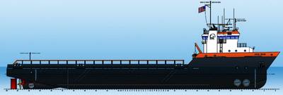 Artist rendering of the Hornbeck S240 following conversion at Bollinger.