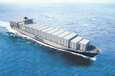 Artist's Depiction of 3,600 TEU containerships