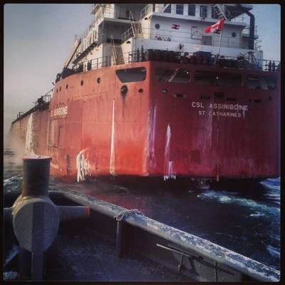 CSL Assiniboine: Photo credit Great Lakes Towing Co.