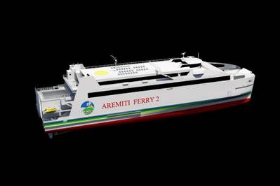 Austal RoPax Ferry: Photo courtesy of Austal