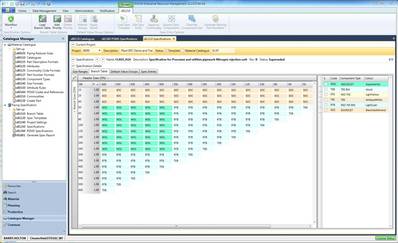 AVEVA Catalogue Manager enables the consistent and accurate generation of complete catalogue and specification data