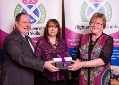 Award Presentation: Photo credit CalMac