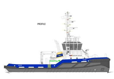 The Azistern 3270 tug