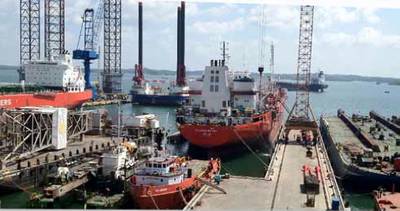 Batam Shipyard: Photo courtesy of ASL
