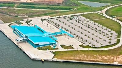 Bayport Cruise Terminal: Photo credit Port of Houston Authority