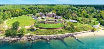 Webb Institute’s waterfront campus, located in Glen Cove, NY, on the North Shore of Long Island. Photo courtesy Webb Institute