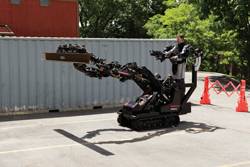 “Big-Arm,” the Teleoperation robotic system. (Photos: courtesy Raytheon)