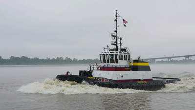 Bisso’s Tier 4 Final Tug, Andrew S (Photo: Caterpillar Marine)