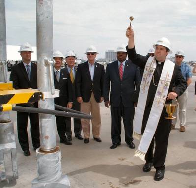 Blessing of Cranes (Photo: Port of Gulfport)