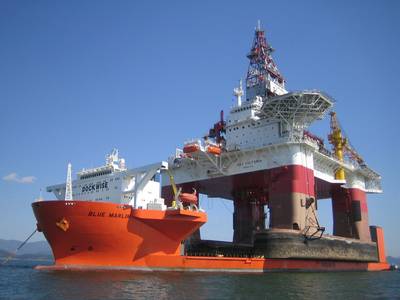 'Blue Marlin at Work': Photo credit Dockwise