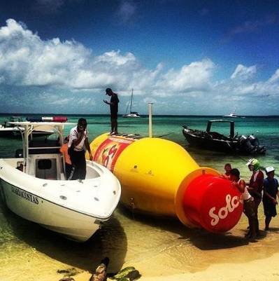 Bottle on the beach: Photo courtesy of Solo/Arjuna Maciel Camargo