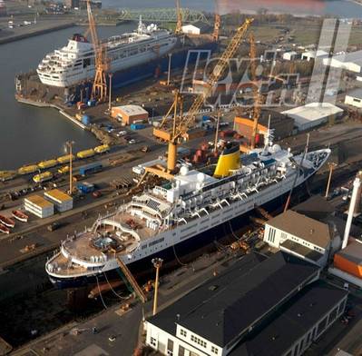 'Braemar' & 'Balmoral': Photo credit Lloyd Werft Bremerhaven AG