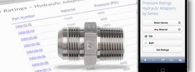 Brennan Industries expanded its mobile app to include pressure ratings for more than 6,000 parts. Photo: Brennan Industries