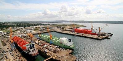 Brest Shiprepair Yard: Photo courtesy of Damen