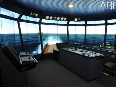 360 OSV Bridge simulation: Photo credit ARI