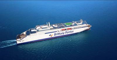 Brittany Ferries' newest RoPax vessel Salamanca (Photo: Brittany Ferries)