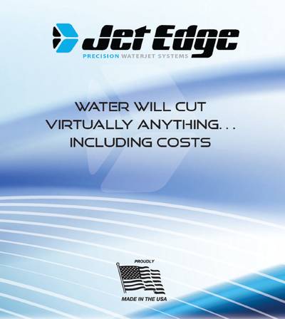 Brochure cover: Image courtesy of Jet Edge