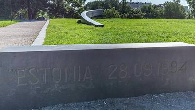 The Broken Line Monument in Tallinn, Estonia honors the victims of the 1994 ferry disaster (© Karl Allen Lugmayer / Adobe Stock)
 