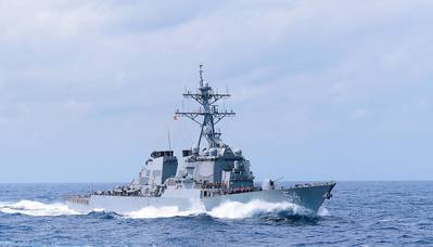 Gibbs & Cox-designed DDG-51 Arleigh Burke-class destroyer at sea (Photo: Gibbs & Cox)