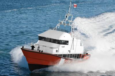 Canadian Coast Guard SAR Lifeboat: Photo courtesy of Robert Allan