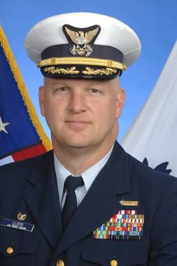 Captain Anthony Lloyd, Commanding Officer, U.S. Coast Guard National Maritime Center.