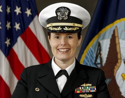 Captain Dianna Wolfson took the helm January 15 as the 110th commander of Norfolk Naval Shipyard (NNSY) and first female leader in its 253-year history. (Photo: Shelby West / Norfolk Naval Shipyard)