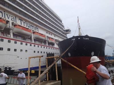 Carnival Triumph Incident: Photo credit USCG