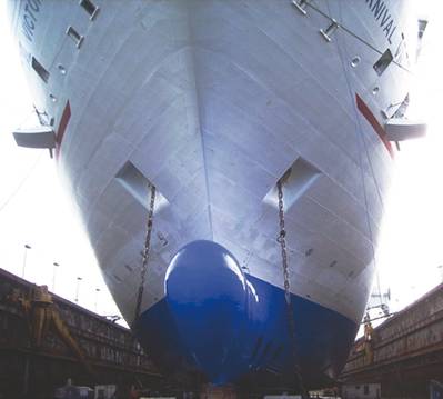 Carnival Victory with Intersleek 900.