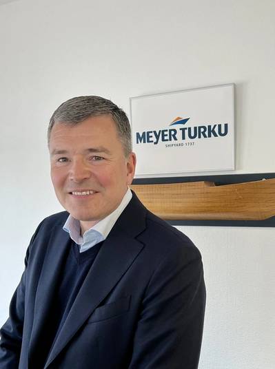 Casimir Lindholm has been appointed CEO of Meyer Turku Oy.