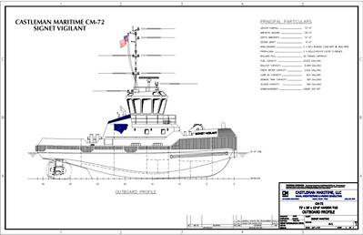 Castleman Maritime CM-72 Signet Vigilanst (Photo: Castleman Maritime LLC)
