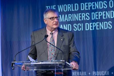ABS Chairman and CEO Christopher J. Wiernicki was honored by The Seamen’s Church Institute (SCI), receiving the 2025 Silver Bell Award for lifelong service and outstanding leadership in the maritime industry. Image courtesy ABS