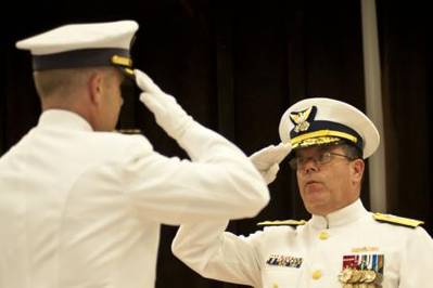 Change of Command Ceremony: Photo courtesy of USCG