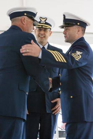 Change of Command Ceremony: Photo credit USCG