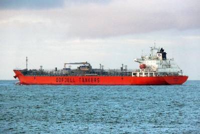 Chemical Tankship 'Bow Kiso': Photo credit Port of Hamburg