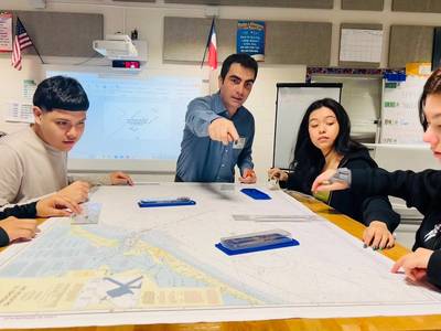 The Chevron Shipping and Austin High School Maritime Program aims to form a partnership between Chevron Shipping Company and Austin High School to maximize industry-wide resources and opportunities for the students in Austin High School’s Maritime Studies Program. Credit: Chevron Shipping