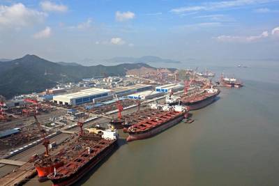 China Shipyard: Photo credit COSCO