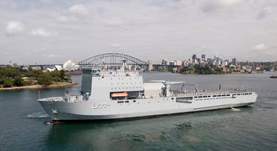 HMAS Choules (Photo: Royal Australian Navy)