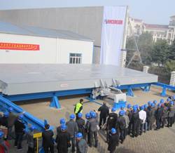 Close to 150 customers from Chinese and Japanese shipyards attended Cargotec’s first full-scale MacRack demonstrations, which were held in Nantong
