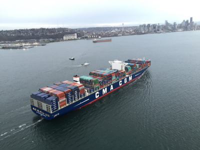 CMA CGM Benjamin Franklin (Photo: Northwest Seaport Alliance)