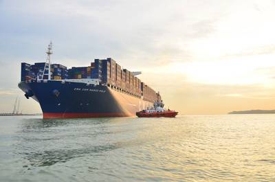 CMA CGM Marco Polo: Photo credit CMA CGM