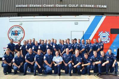 Coast Guard Gulf Strike Team: Photo credit USCG