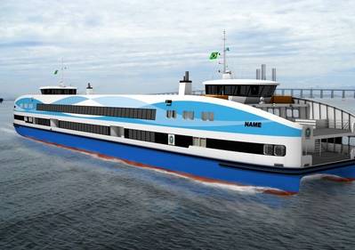 CoCo Yachts Ferry: Rendering courtesy of Veth Propulsion