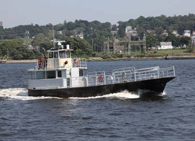 The Comorant sails again after its four-month refit at Gladding-Hearn Shipbuilding(CREDIT: Gladding Hearn)