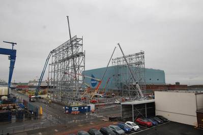 Construction starts on Massive Type 31 ‘Frigate Factory’ in Rosyth. Image: Babcock